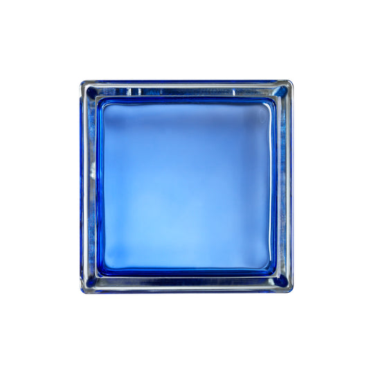 MG`s Futuristic Blue fronte glassbyggerstein