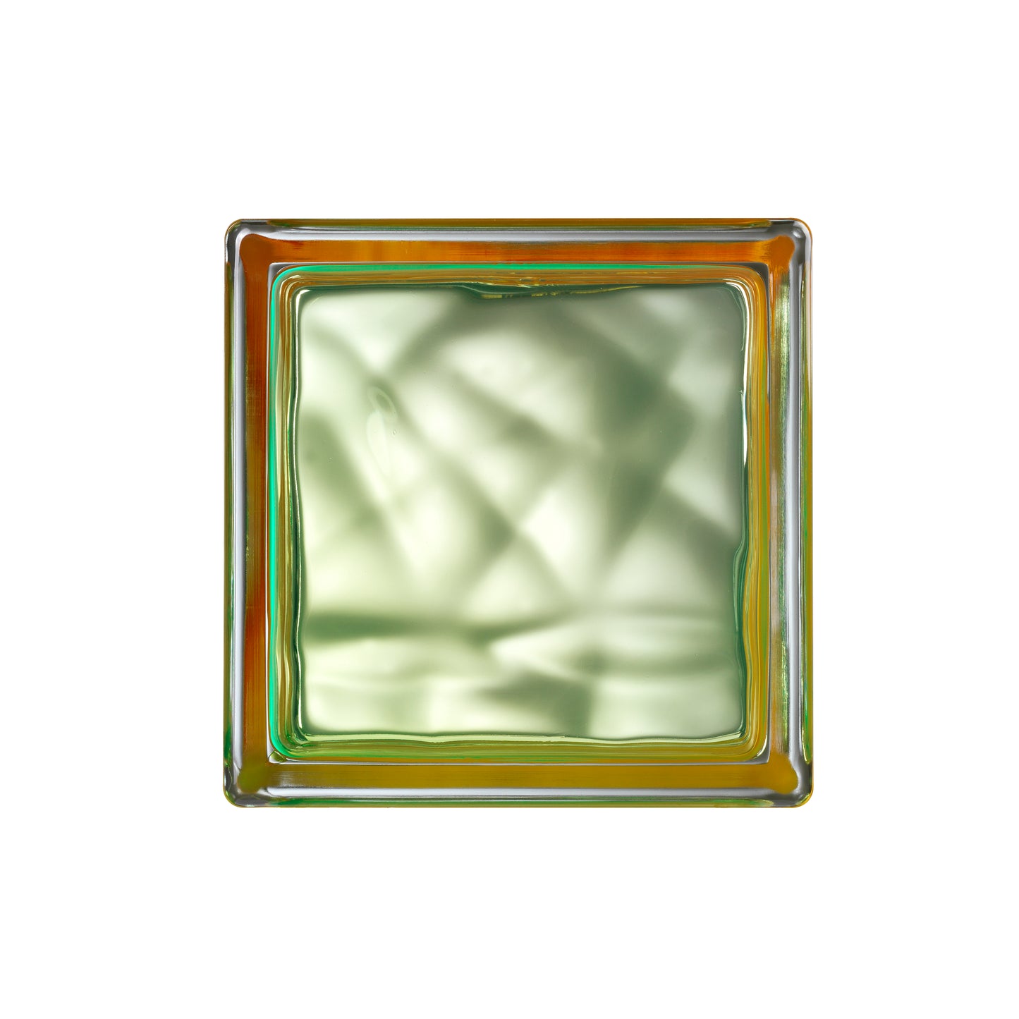 MG`s Vegan Lys grønn fronte glassbyggerstein